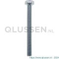 Deltafix tapbout zonder moer verzinkt M6x90 mm DIN 933 doos 100 stuks 72055