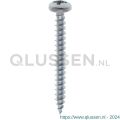 Deltafix spaanplaatschroef cilinderkop kruiskop verzinkt 4.5x30 mm doos 200 stuks 77313