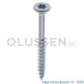 Deltafix spaanplaatschroef platkop Torx met nibs type 17 snijpunt verzinkt 4.5x30 mm doos 200 stuks 78654