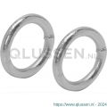 QlinQ gelaste ring 40x6 mm verzinkt set 2 stuks 1029481