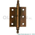 QlinQ meubelpaumelle 50x40 mm gebruineerd rechts vaasknop 1032867