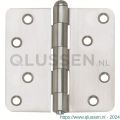 QlinQ scharnier pen los 89x89 mm verzinkt rond 1032978