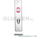 QlinQ renovatieschild vrij-bezet WC 63/8 mm elox aluminium set 2 stuks 1033971