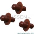 QlinQ kastplankdrager bruin 5/6 mm set 16 stuks 1036533