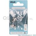 QlinQ waslijndraadklem 2 mm RVS set 2 stuks 1095879