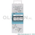 QlinQ staaldraadklem 5 mm verzinkt set 10 stuks 1095895