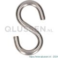 QlinQ S-haak nummer 50 50x16 mm RVS set 2 stuks 1095942