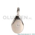 QlinQ katrol 10 mm enkel vernikkeld 1095959