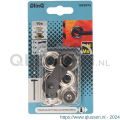 QlinQ zeilring 12 mm vernikkeld set 10 stuks met tool 1095973