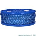 QlinQ troskoord PP 4 mm gevlochten blauw-wit 150 m rol 1096034