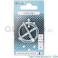 QlinQ borgpen met ring 4.5 mm verzinkt set 2 stuks 1096084