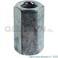 Steelies Ultimate zeskantverbindingsmoer M10 SW13x40 mm verzinkt 93111000401