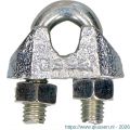Steelies Ultimate staaldraadklem DIN 741 1/8 inch 3 mm verzinkt QM110300001