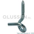 Steelies Ultimate krulhaak 8,85x100x20 mm houtdraad verzinkt QI110881001