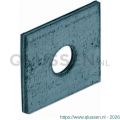 Steelies Ultimate vierkante sluitplaat DIN 436 M10 30x3 mm thermisch verzinkt A8131000301