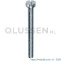 Steelies Ultimate metaalschroef DIN 84A M2x12 mm cilinderkop CK verzinkt 40210200121