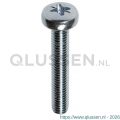 Steelies Ultimate metaalschroef DIN 7985Z M5x50 mm Pozidriv bolle cilinderkop BCK RVS A4 45700500501