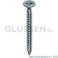 Steelies Ultimate Basic spaanplaatschroef 4,5x50 mm verzonken kop VK Pozidriv PZ 2 verzinkt C0010450501