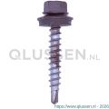 Steelies Ultimate boorschroef 4,8x35 mm zeskantkop EPDM ring diameter 14 mm RAL 8014 5801048035R8014