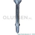 Steelies Ultimate vleugelteksschroef 6,3x50 mm verzonken kop Pozidriv PZ 3 verzinkt 3E010630501