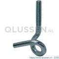Steelies Ultimate krulhaak M10x100x20 mm verzinkt QJ111001001