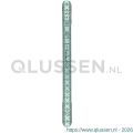 Schuil duimstok aluminium blank 1 m cm-cm RVS scharnier 6 delen 1505