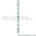 Schuil duimstok aluminium blank 1 m cm-inch RVS scharnier 6 delen 1506