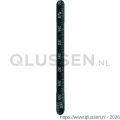 Schuil duimstok aluminium zwart 1 m cm-inch RVS scharnier 6 delen 1508
