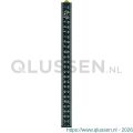 Schuil duimstok kunststof zwart 1 m mm-cm 4 delen 8625