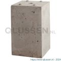 Maasland ZP betonpoer voor zuil Z-RVS 400x253x253 mm