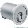 Evva meubelcilinder 26 mm lang NL diameter 25 mm stiftsleutel conventioneel plan messing vernikkeld MRT25-26-NL-HS