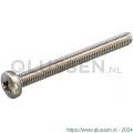 Hoenderdaal metaalschroef RVS A2 cilinderkop CK Phillips PH 1 DIN 7985 M3x12 mm 500 stuks 1632.30.12401