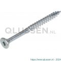 Homefix spaanplaatschroef staal verzinkt VZ platkop PK Torx TX 20 met snijpunt 3.5x40 mm blister 20 stuks 6701.20.70090