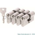 AXA dubbele veiligheidscilinder set 4 stuks gelijksluitend Security 30-30 7211-00-08/G4