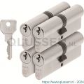 AXA dubbele veiligheidscilinder set 4 stuks gelijksluitend Security verlengd 45-45 7211-33-08/G4