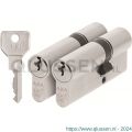 AXA dubbele veiligheidscilinder set 2 stuks gelijksluitend Security verlengd 30-45 7211-03-08/G2