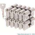 AXA dubbele veiligheidscilinder set 10 stuks gelijksluitend Security 30-30 7211-00-08/G10