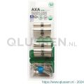 AXA dubbele veiligheidscilinder set 4 stuks gelijksluitend Comfort Security 30-30 7231-00-08/BL4