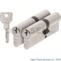 AXA dubbele veiligheidscilinder set 2 stuks gelijksluitend Security verlengd 40-55 7211-25-08/G2