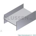 AluArt H-profiel 50 mm L 6000 mm aluminium brute AL070651