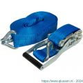 Konvox spanband 50 mm ratel 811 haak 1006 9 m LC 2000/4000 daN blauw