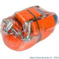 Konvox spanband Professioneel 35 mm ratel 917 haak 1004 9 m LC 1000/2000 daN oranje