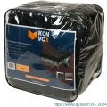 Konvox aanhangwagennet fijnmazig met elastiek 250x400 cm zwart LAZE1400-2236