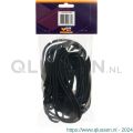 Konvox elastisch koord 6 mm x 15 m zwart LAZE1400-2588
