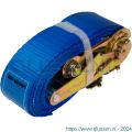 Konvox spanband 50 mm ratel 910 fitting 1826 4 m blauw voor combirail LAZE1400-2936