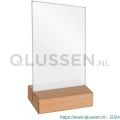 Nedco Display presentatiemiddel kaarthouder met voet A6 20605542