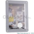 Nedco Display presentatiemiddel raamkaarthouder PVC grijs kader A4 24300205