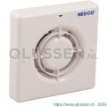 Nedco ventilator axiaal badkamer-toiletventilator CR 100 T ABS kunststof wit 61801200