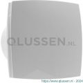 Eurovent ventilator axiaal badkamer-toiletventilator LDT 125 ABS kunststof front wit 61900400