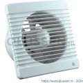Eurovent ventilator axiaal badkamer-keukenventilator M 150 ABS kunststof wit 61902200